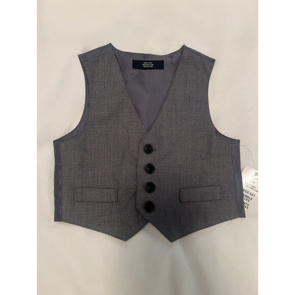 Nautica Other - NWT Nautica Gray Suit Vest Boys 12 Months Boys Button Down